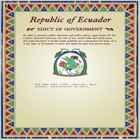 Determinacion de cobre h20 potable