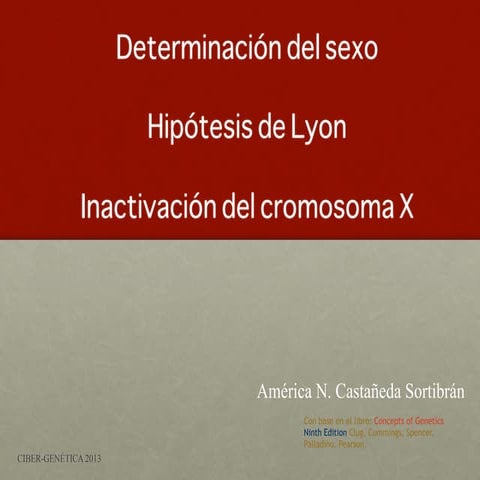 Determinación del sexo e hipótesis de Lyon 