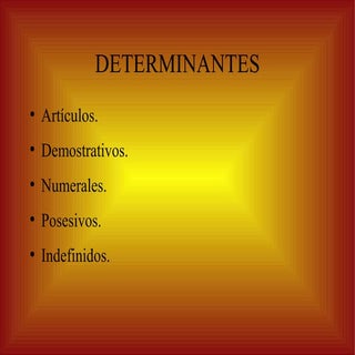 Determinantes