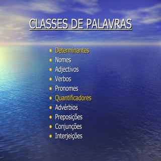 Determinantes e Quantificadores (No...