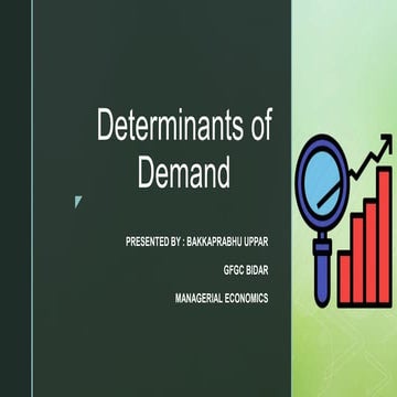 Determinants of Demand presentation by Bakkaprabhu Uppar.pptx