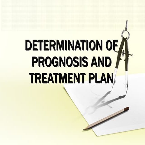 Determination of prognosis | PPT