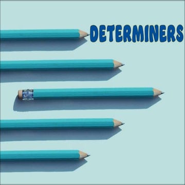 Determiners, articles and quantifiers | PPT