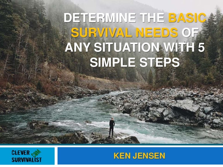Determine The Basic Survival Needs of Any Situation