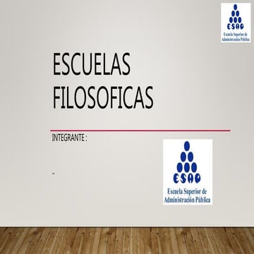 Determinismo escuelas filosoficas