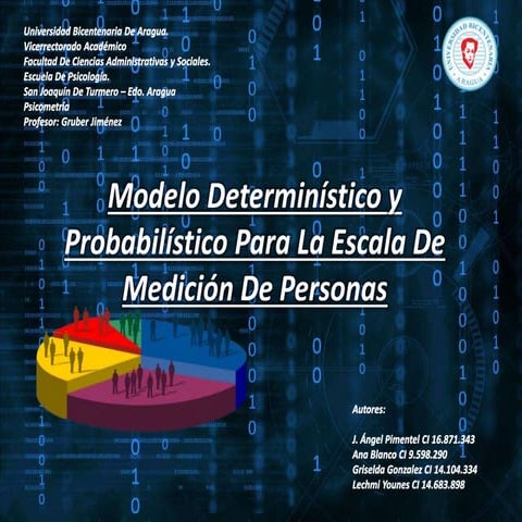 Determinístico y Probabilístico