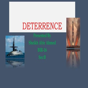 Deterrence