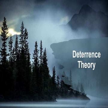 Deterrence Theory in International Relations