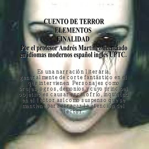 El cuento de terror | PDF