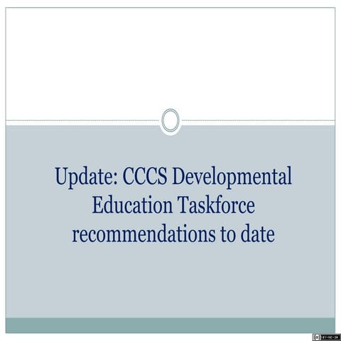 Detf update for regional meetings