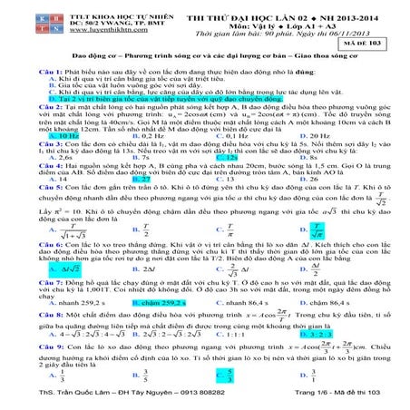 De thi thu lan 2 dhkhtn