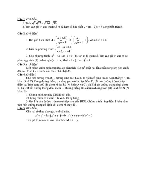 01 tiep tuyen cua do thi ham so p2_tlbg | PDF