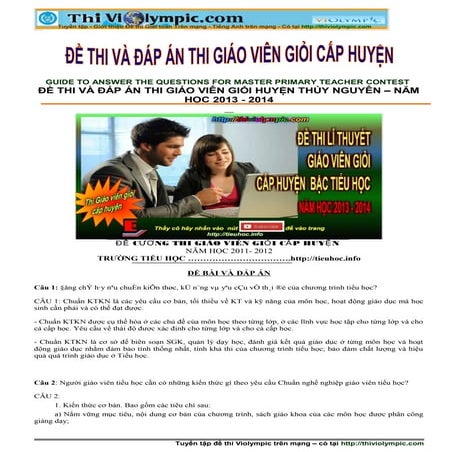 De thi va dap an thi giao vien gioih huỵen1