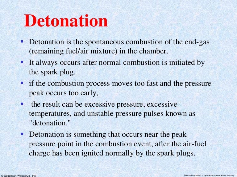 Detonation