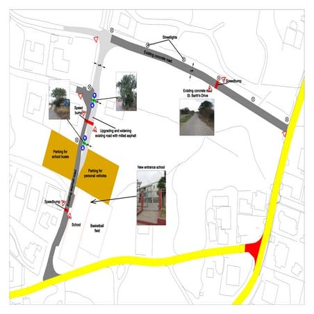 Middle Region Road Closures as of Monday, April 4
