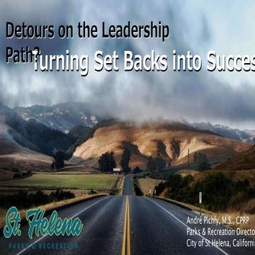 Detours on the Leadership Path