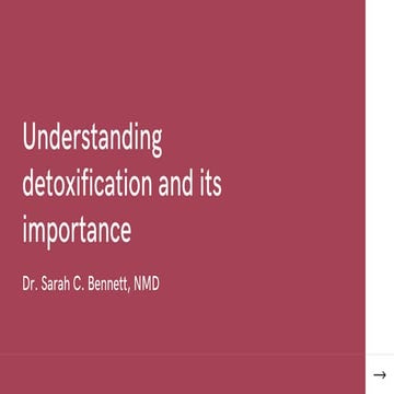 Understanding Detox & It's Importance 