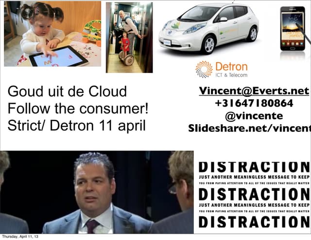 Presentatie Goud uit de Cloud (via Detron) bij 