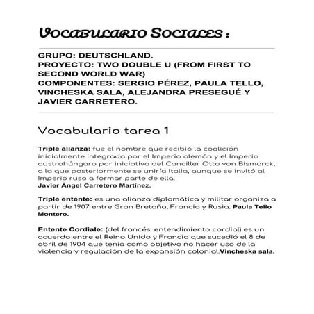 Detuch vocabulario sociales