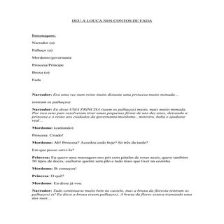 Deu a louca nos contos de fada