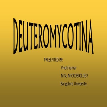 Deuteromycotina 