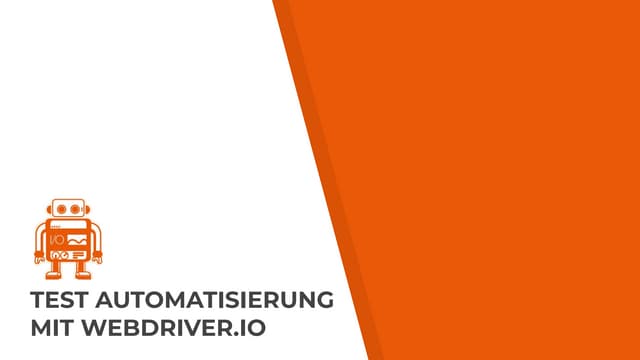 [Deu] Test Automatisierung Mit Web Driver.io