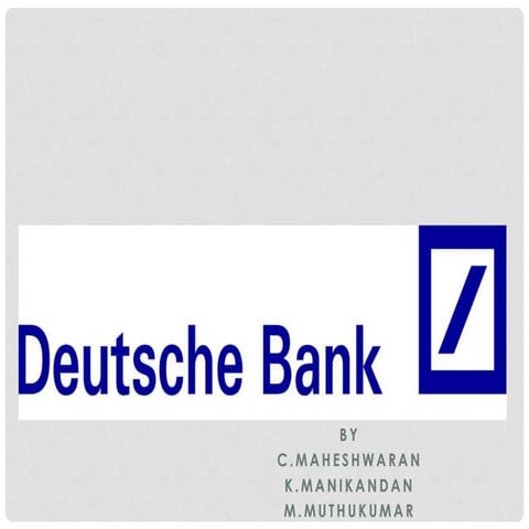 Deutsche bank