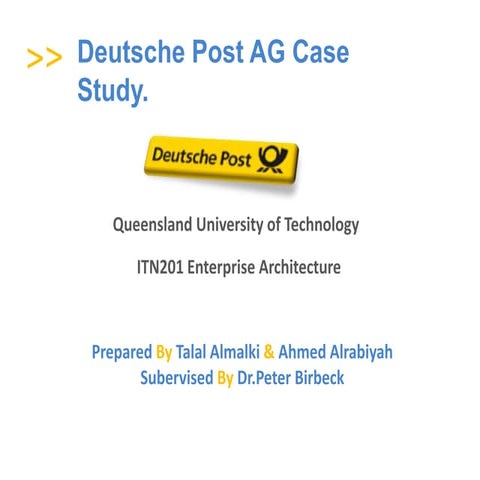 Deutsche Post | PPTX