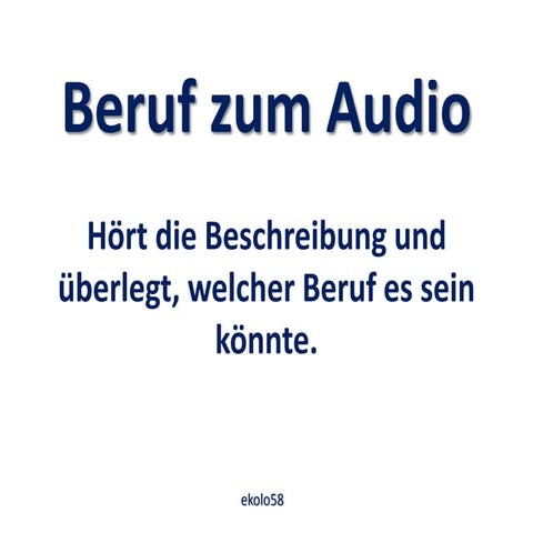 Deutscher Beruf_raten