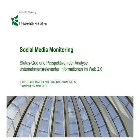 Social Media Monitoring | Deutscher Medienbeobachterkongress