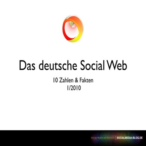 Deutsche Social Media Fakten 2010