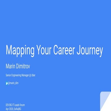 Mapping Your Career Journey