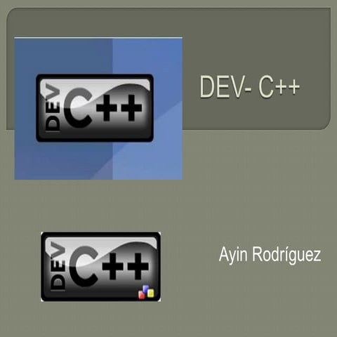 Dev c++ presentacion | PPTX