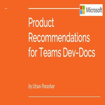 How to improve Developer Documentations ?