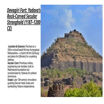 Devagiri Fort Presentation secular architecture.pptx.pptx
