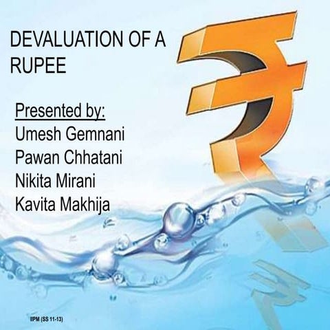 Devaluation of money