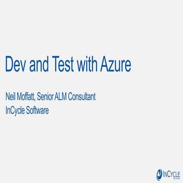 Dev and test with azure | PPT