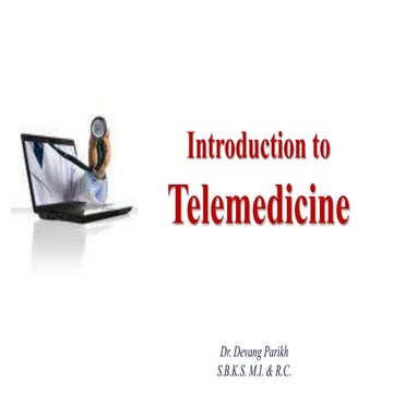 Introduction to Telemedicine