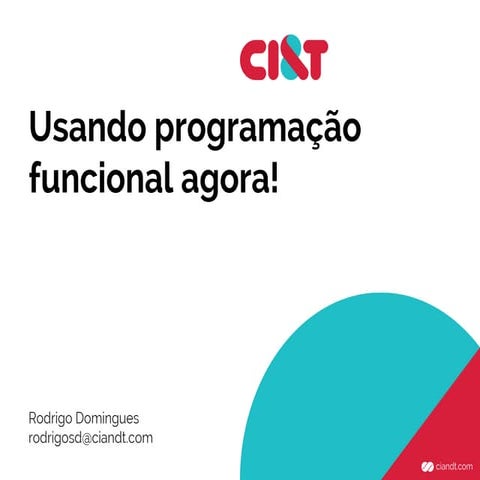 [Devcamp] usando programação funcional agora!