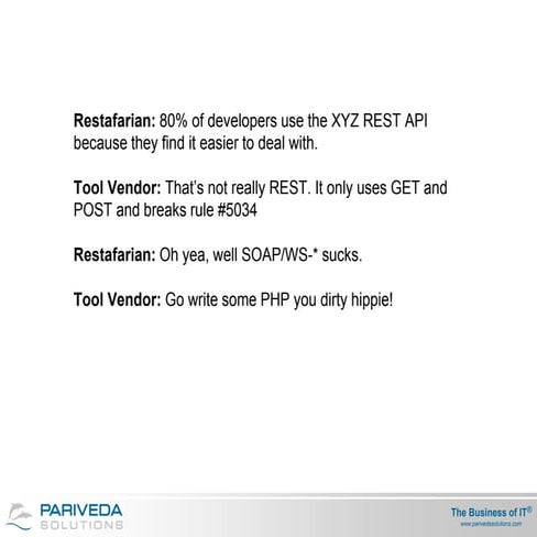 Understanding REST-Based Services: Simple, Scalable, and Platform Independent