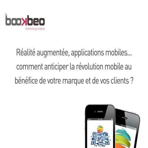 Présentation effectuée au salon Devcom - bookBeo