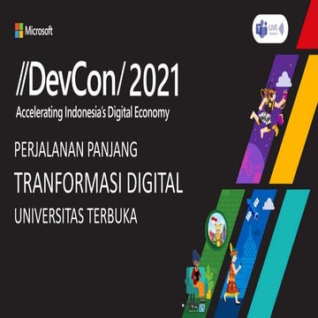 PERJALANAN PANJANG  TRANFORMASI DIGITAL UNIVERSITAS TERBUKA