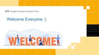 Presentation slides for tech event at gdsc iimt called Devcon.