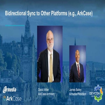 Alfresco DevCon 2019: BiDirectional Sync to Other Platforms