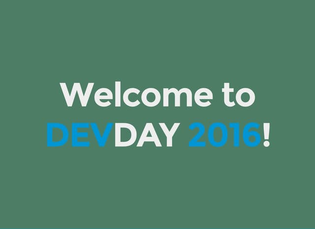  [DevDay 2016] Cross-platform desktop app with Electron - Introduction. Speak...