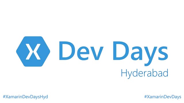 Xamarin Dev Days - Xamarin.Forms