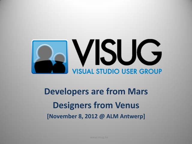Developers and Designers