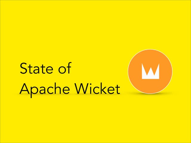 The State of Wicket
