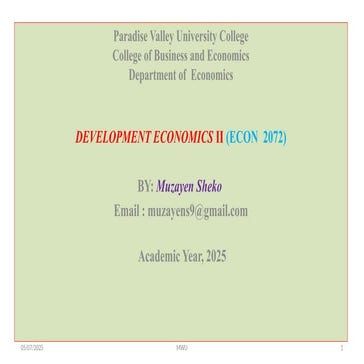 Development Economics II Chapter one.pptx