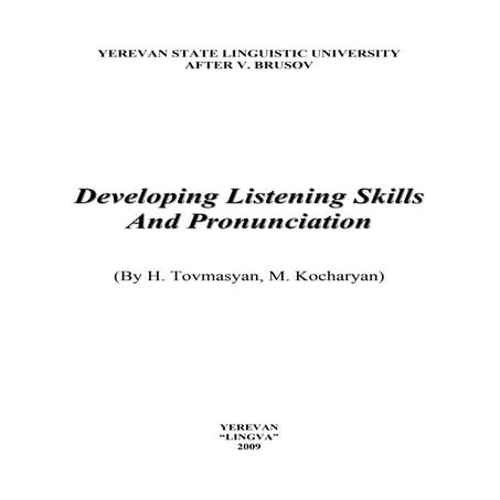 Developing listening skills | PDF